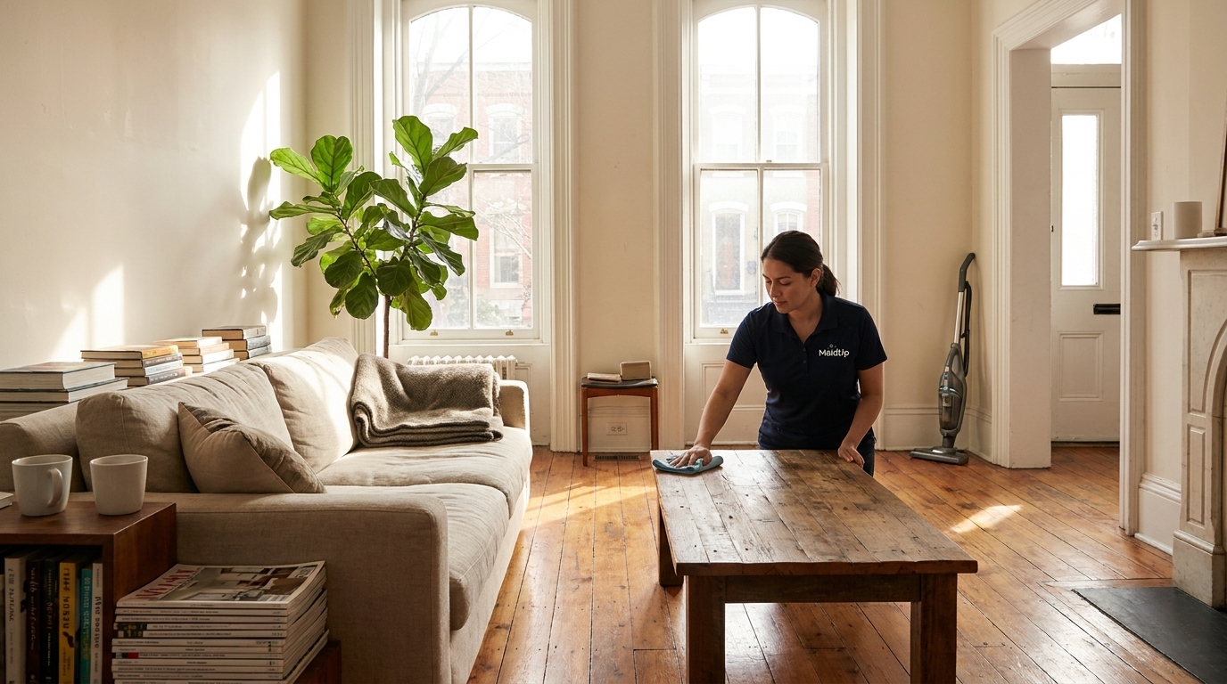 MaidUp — DC rowhouse interior